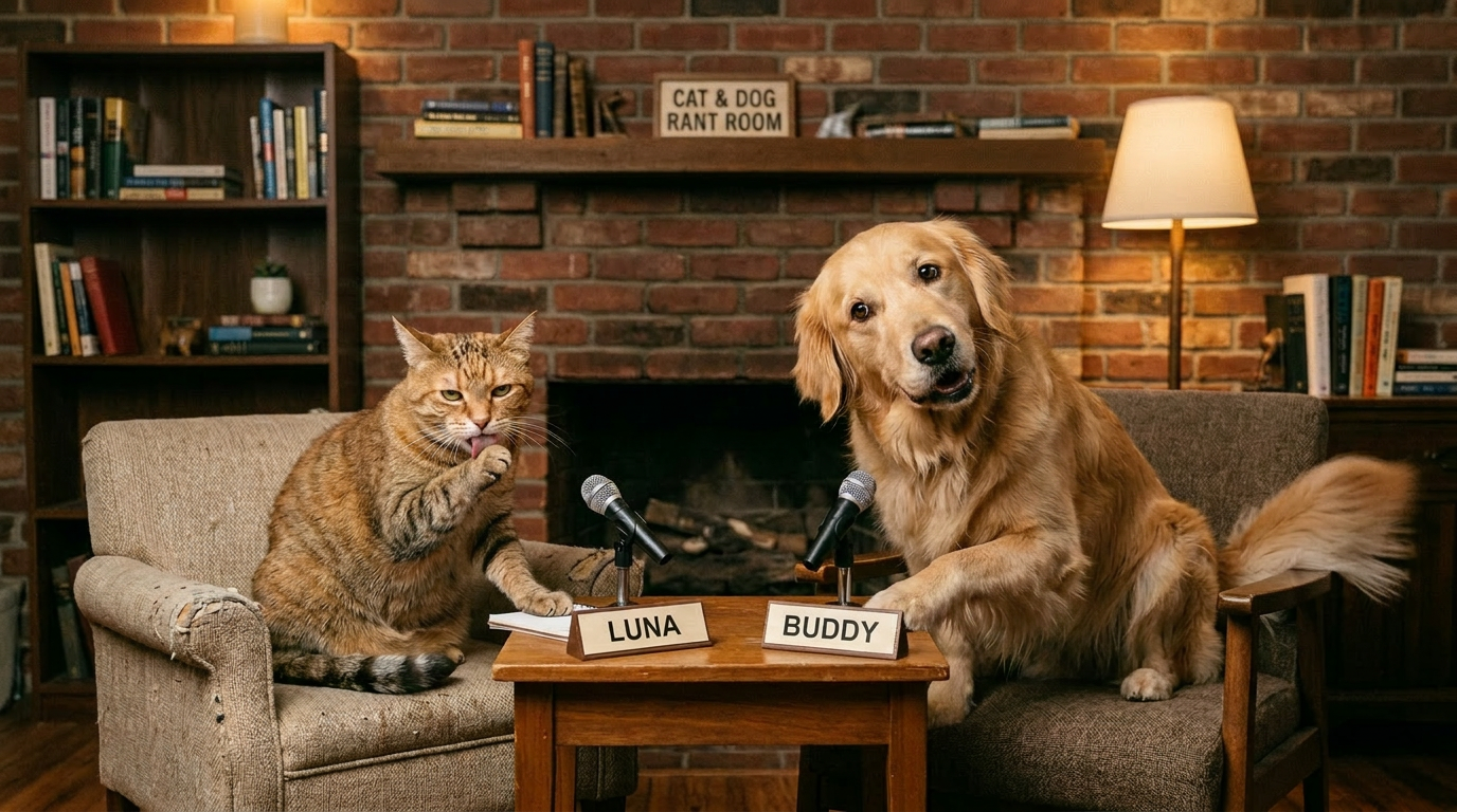 Cat & Dog Podcast Skit cover